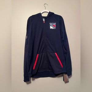 Men’s New York Rangers Fanatics Lightweight Hoodie Size Large